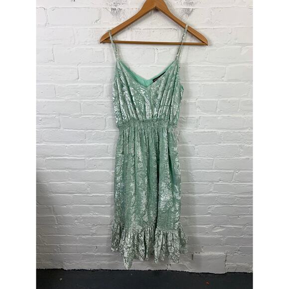 Hemant & Nandita Women's Seagrass Dress Mint Green Size Small - Picture 2 of 4